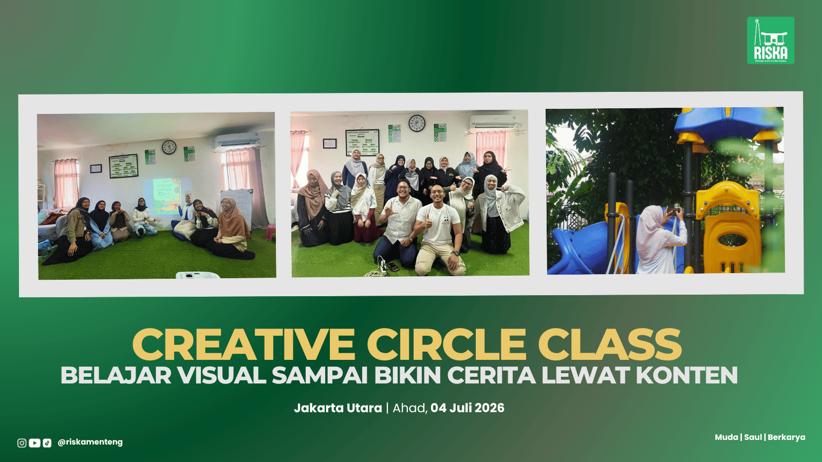 Creative Circle Class: Dari Belajar Visual sampai Bikin Cerita lewat Konten