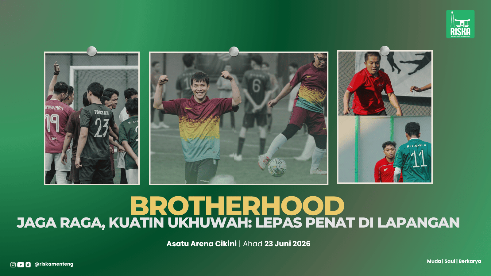 Jaga Raga, Kuatin Ukhuwah: Brotherhood RISKA Lepas Penat di Lapangan