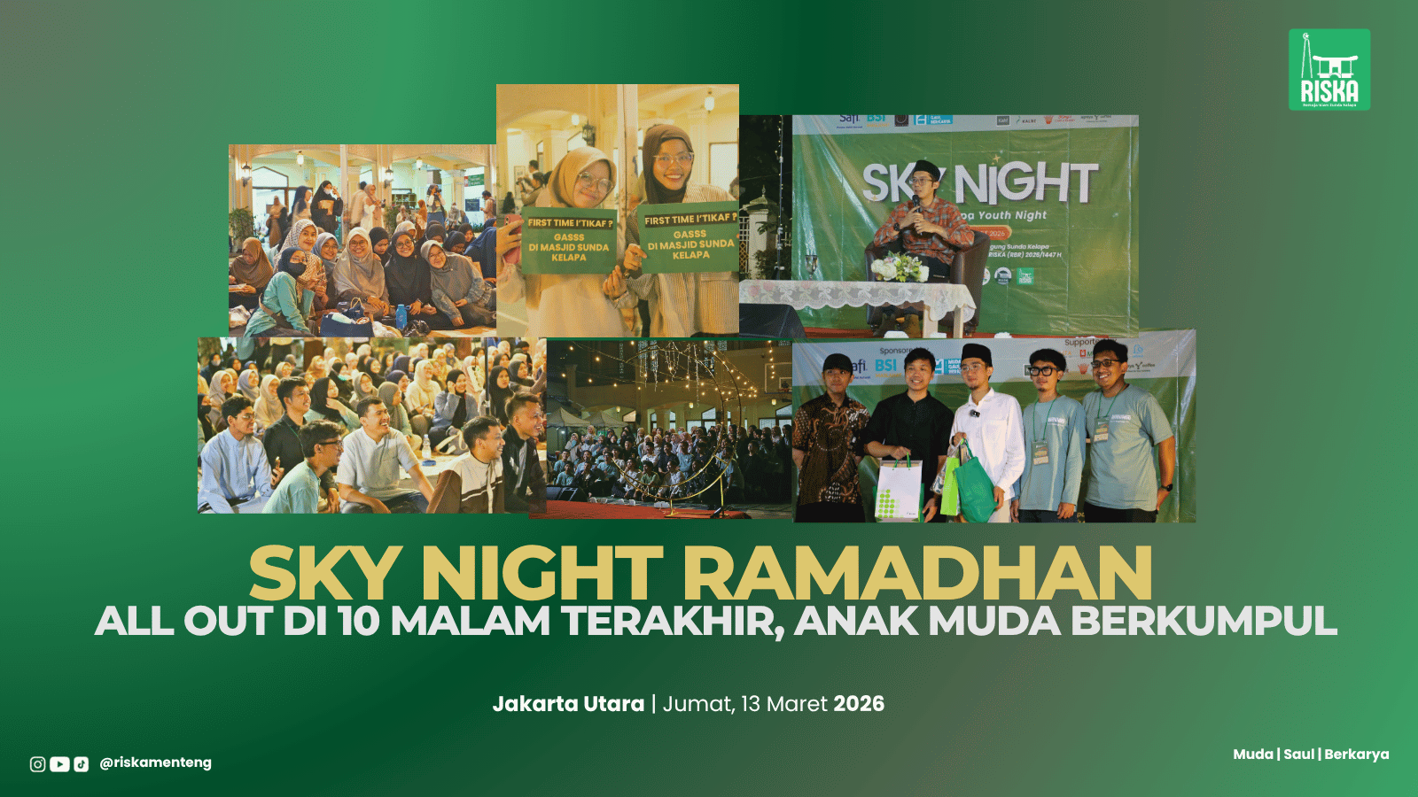 All Out di 10 Malam Terakhir Ramadan, Anak Muda Berkumpul di SKY Night