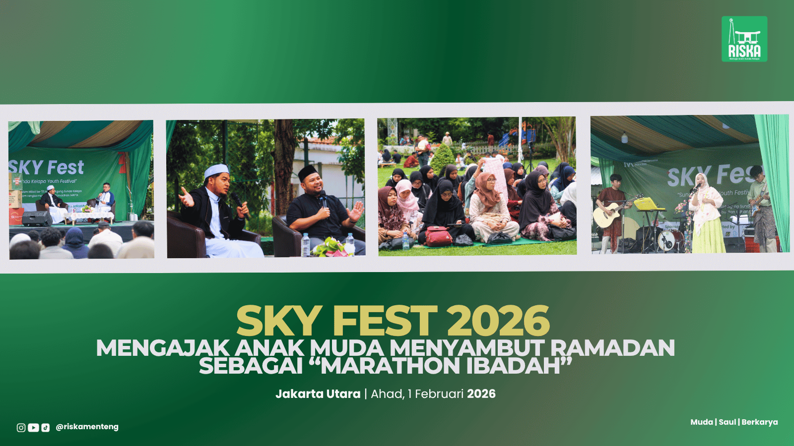 RBR 2026, Cara RISKA Mengajak Anak Muda Menyambut Ramadan sebagai “Marathon Ibadah”