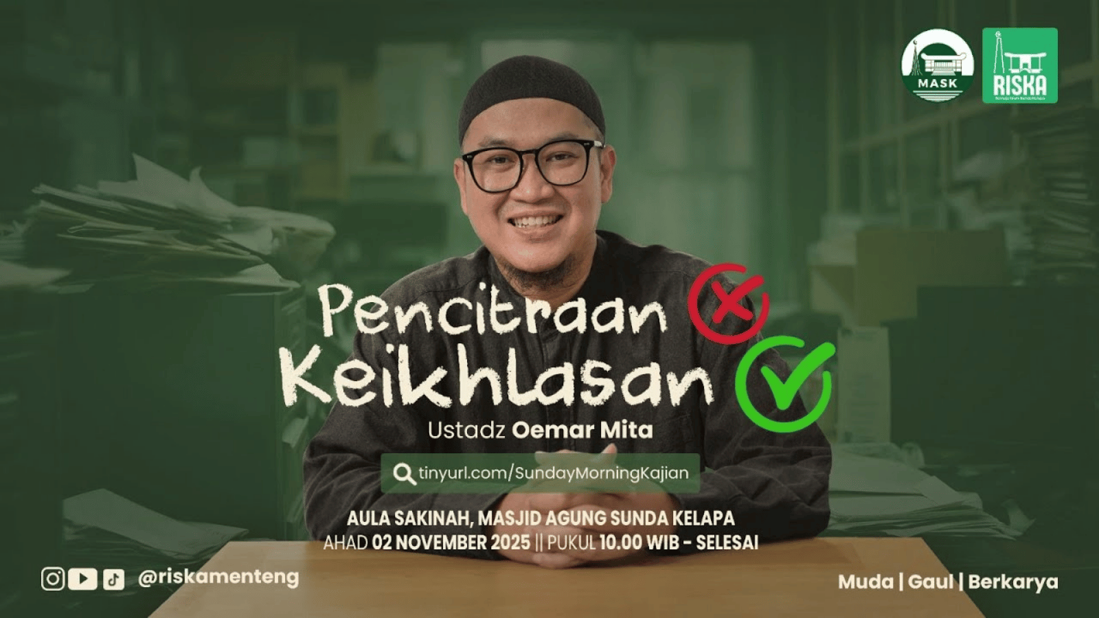 Pencitraan No, Keikhlasan Yes